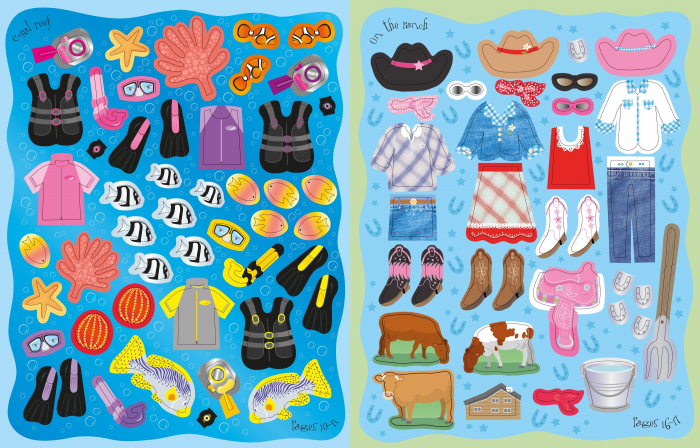 9781409597278 Usborne Sticker Dolly Dressing Holiday [3]