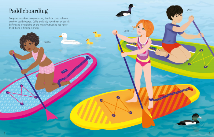 9781805072461 Usborne Sticker Dolly Dressing Summer Camp [2]