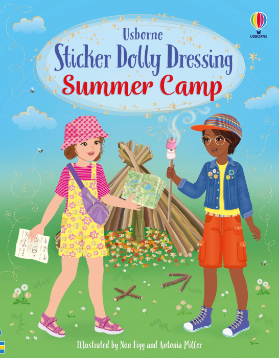 9781805072461 Usborne Sticker Dolly Dressing Summer Camp [1]