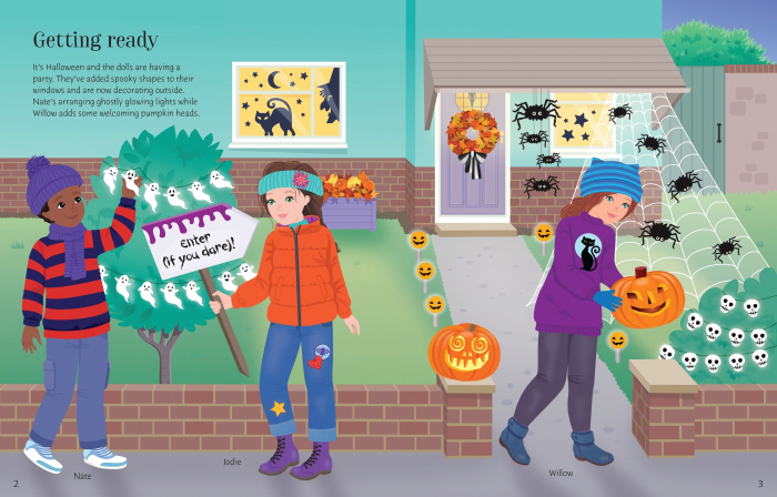 9781835408407 Usborne Sticker Dolly Dressing Halloween Party [2]