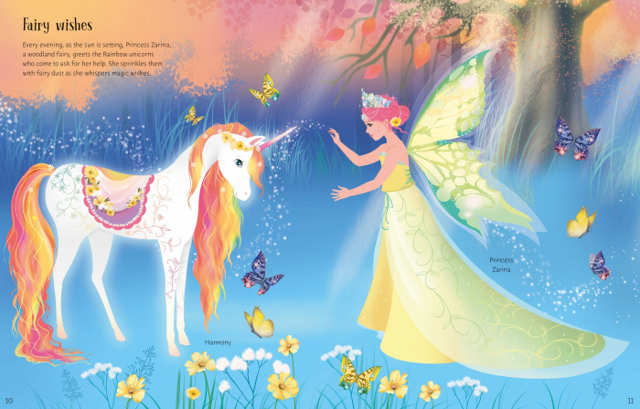 9781803707747 Usborne Sticker Dolly Dressing Rainbow Unicorns [7]