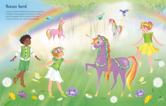 9781803707747 Usborne Sticker Dolly Dressing Rainbow Unicorns [3]