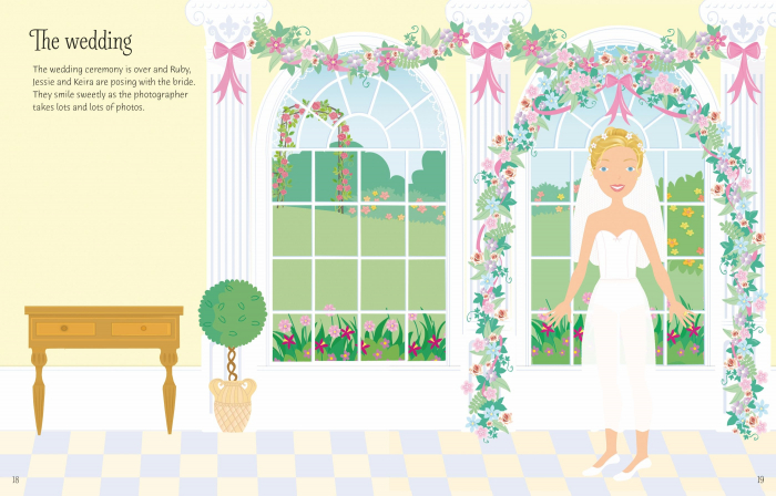 9781803700199 Usborne Sticker Dolly Dressing Bridesmaids [4]