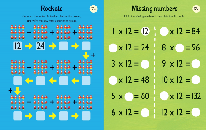 9781836042778 Usborne Times Tables Practice [4]