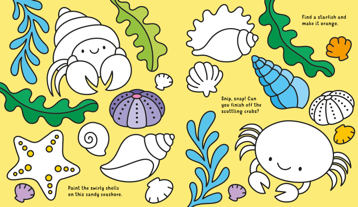 9781836044826 Usborne Magic Colour Under the Sea [4]
