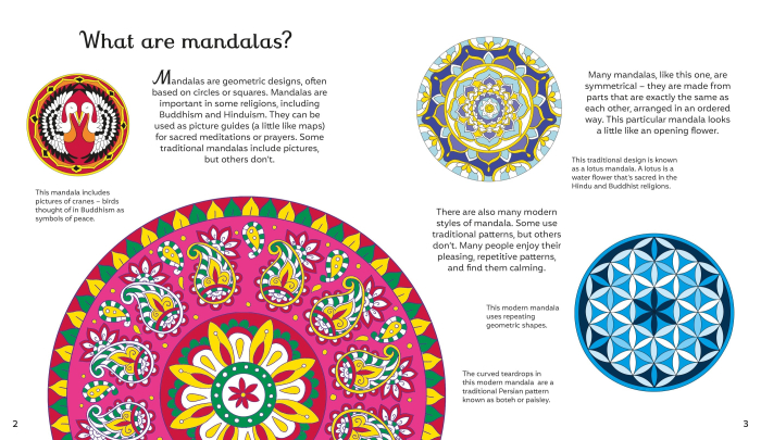9781836045281 Usborne Mandalas to Draw and Colour [2]