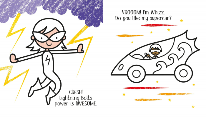 9781801319140 Usborne First Colouring Superheroes [2]