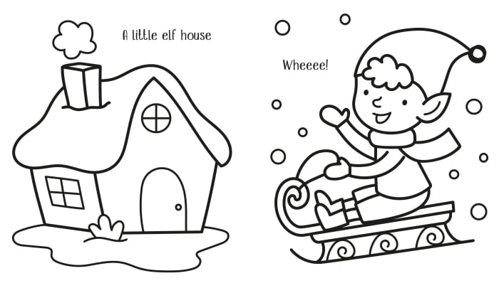 9781805072799 Usborne My Big Happy Christmas Colouring Book [4]