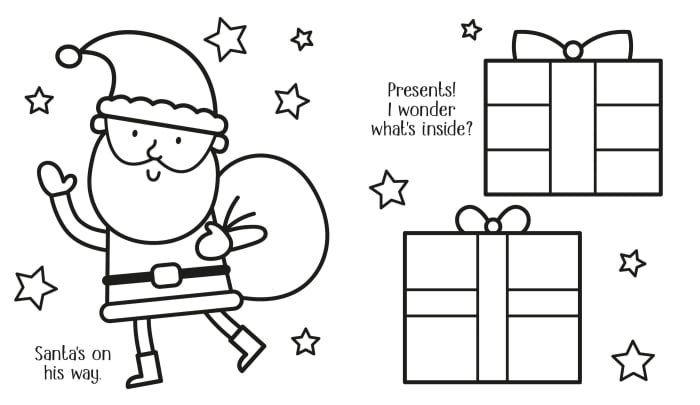 9781805072799 Usborne My Big Happy Christmas Colouring Book [2]