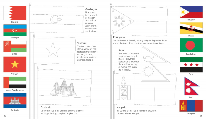 9781836044369 Usborne Flags of the World to Colour [4]