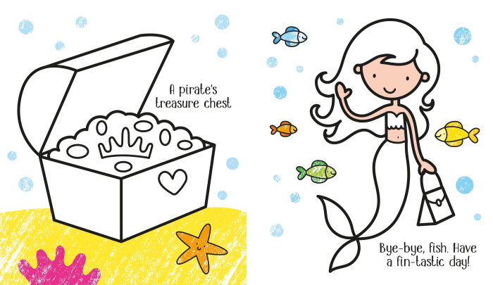 9781474995627 Usborne First Colouring Mermaids [3]