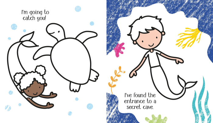 9781474995627 Usborne First Colouring Mermaids [2]