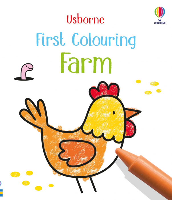 9781801319126 Usborne First Colouring Farm [1]
