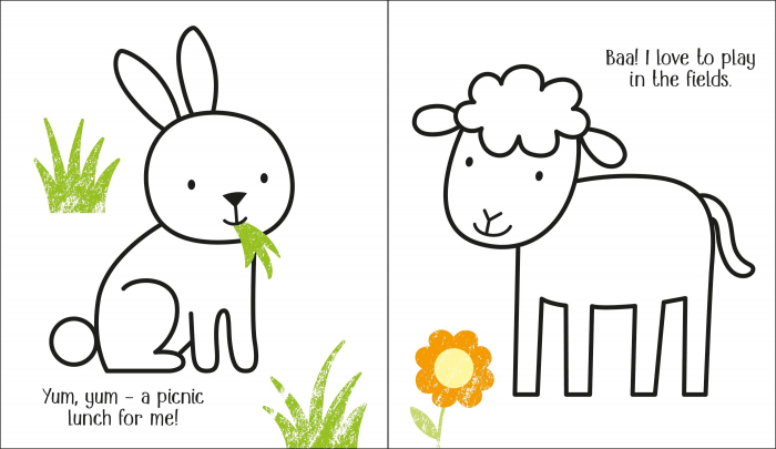 9781474985420 Usborne First Colouring Springtime [2]