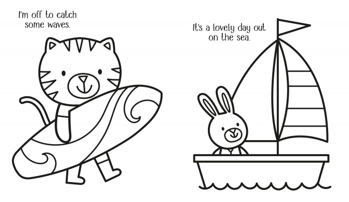 9781836040187 Usborne Happy Summer Colouring Book [4]