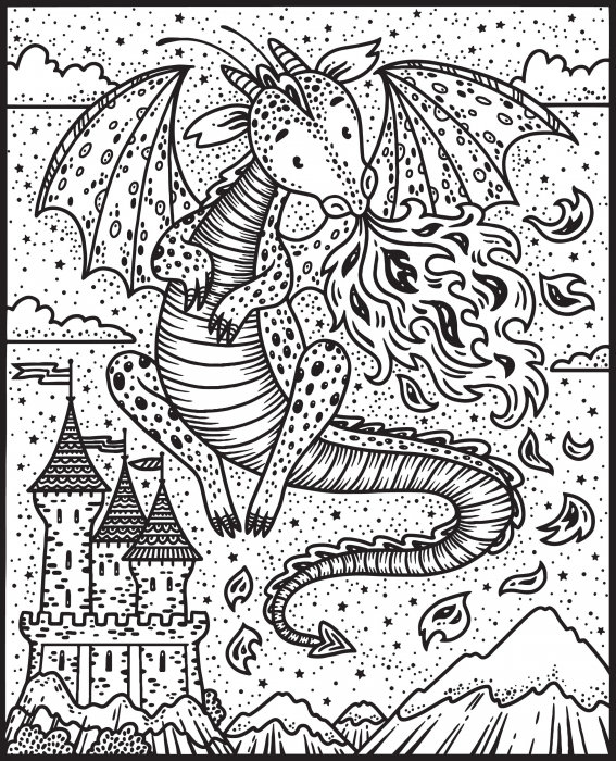 Carte de pictat cu apa "Magic painting book Magical Creatures", Usborne [4]