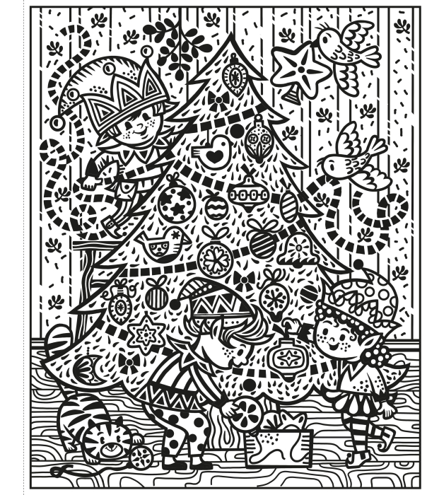 9781803707525 Usborne Santa and the Elves Magic Painting Book [3]