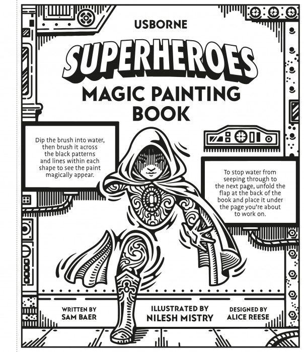 9781805312918 Usborne Superheroes Magic Painting Book [2]