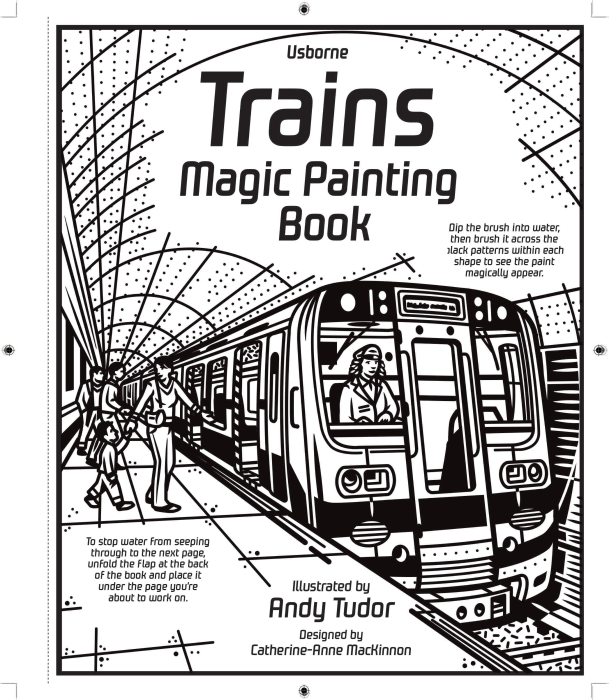 9781805312925 Usborne Trains Magic Painting Book [2]