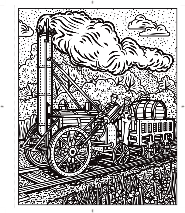 9781805312925 Usborne Trains Magic Painting Book [6]