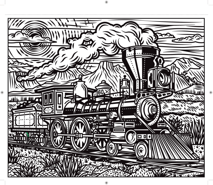 9781805312925 Usborne Trains Magic Painting Book [5]