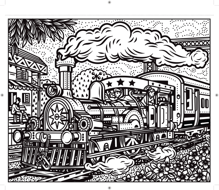 9781805312925 Usborne Trains Magic Painting Book [4]