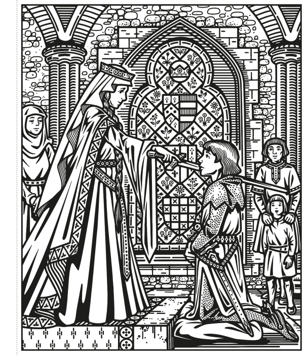 9781836043195 Usborne Knights and Castles Magic Painting [2]