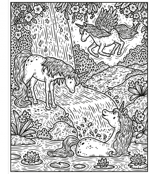 9781803701103 Unicorn World Magic Painting Book [5]