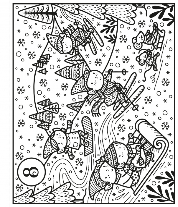 9781801319096 Usborne Magic painting Countdown to Christmas [3]