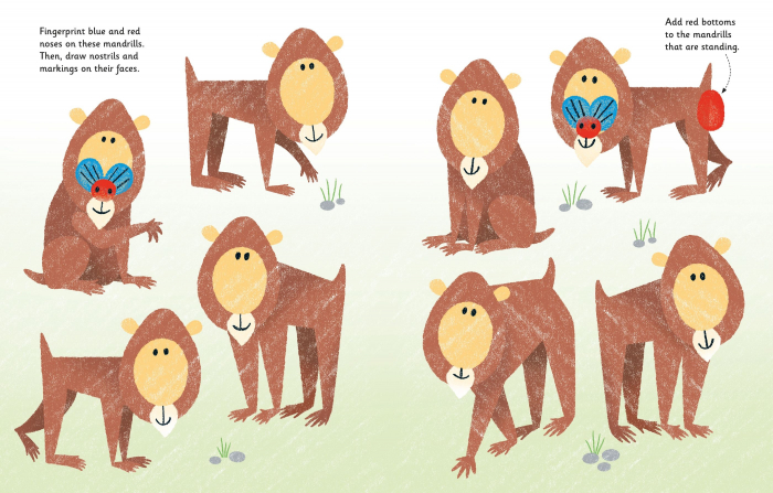 Usborne 9781803705095 Fingerprint Activities Zoo [2]