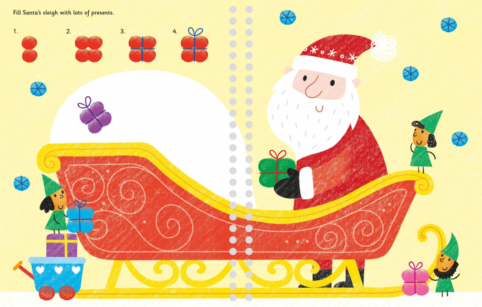 9781805318910 Usborne Fingerprint activities Santa's Workshop [3]