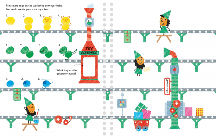 9781805318910 Usborne Fingerprint activities Santa's Workshop [4]