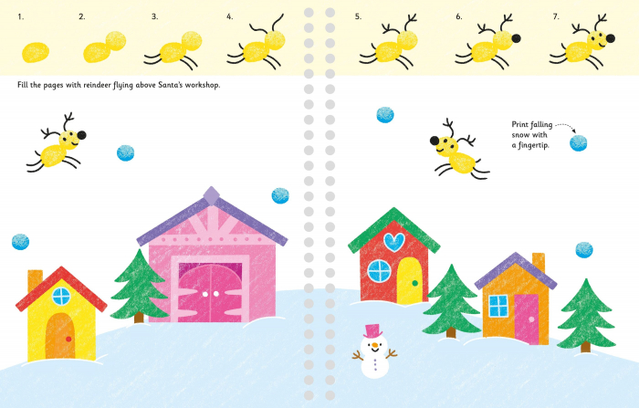 9781805318910 Usborne Fingerprint activities Santa's Workshop [2]