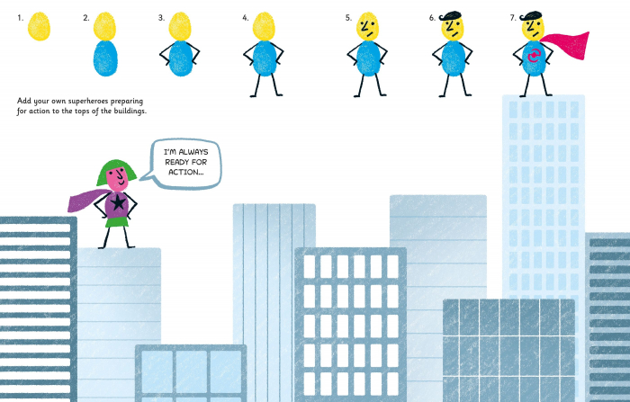 9781474996013 Usborne Fingerprint Activities Superheroes [4]
