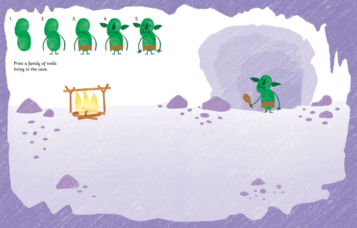 9781474996013 Usborne Fingerprint Activities Monsters [3]