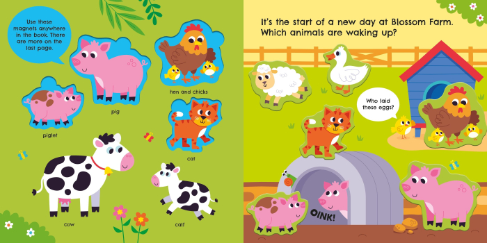 9781836047148 Usborne Farm Animals Magnet Book [3]