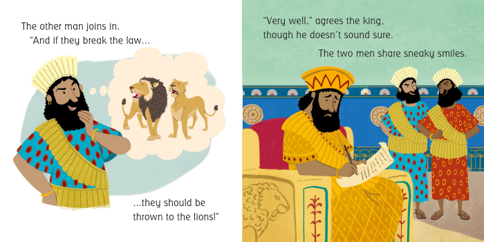 9781805312086 Usborne Little Board Books Daniel in the Lions' Den [3]