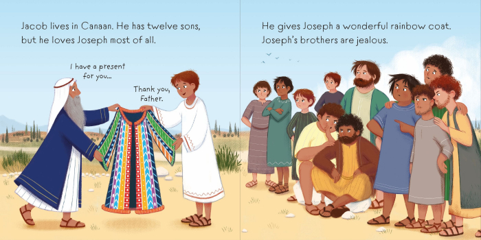 9781805311997  Usborne Little Board Books Joseph and his Wonderful Coat [2]