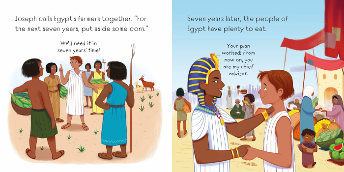 9781805311997  Usborne Little Board Books Joseph and his Wonderful Coat [5]