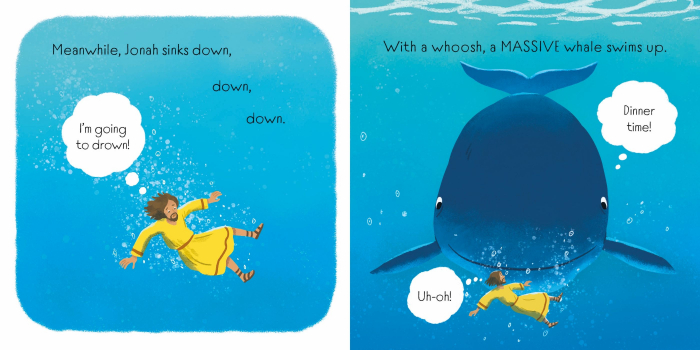9781805311980 Usborne Little Board Books Jonah and the Whale [3]
