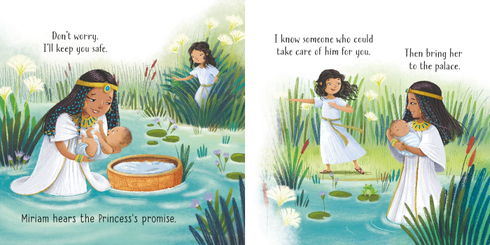 9781805312093 Usborne Little Board Books Moses in the basket [3]