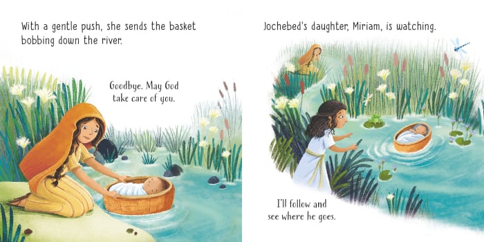 9781805312093 Usborne Little Board Books Moses in the basket [2]