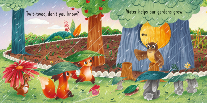 9781474969611 Usborne Little Board Books Rain, rain, go away [4]