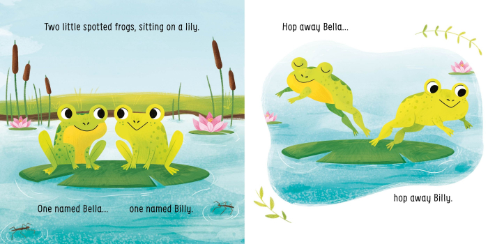 9781474999120 Usborne Little Board Books Two Little Dickie Birds Sitting on a Wall  [3]