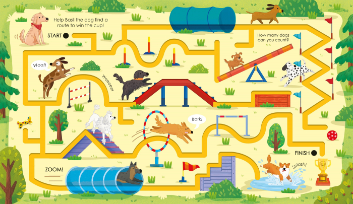 9781805077213 Usborne Fingertrail Animal Mazes [3]