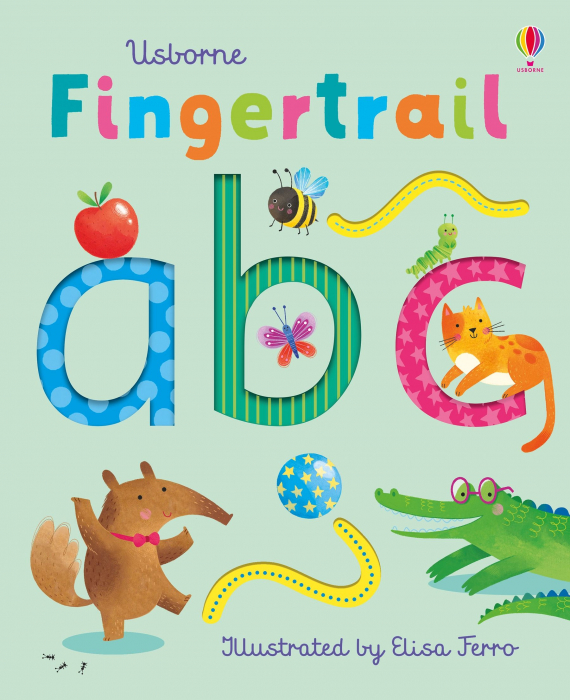 Carte interactiva Litere mici, "Fingertrail abc", Usborne [1]