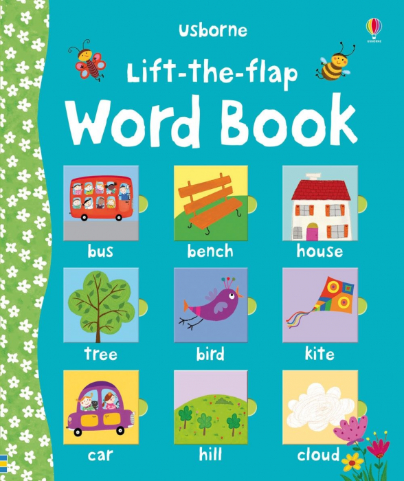 Carte interactiva Primele cuvinte in engleza, cu ferestre, "Lift-the-Flap Word Book", Usborne [1]