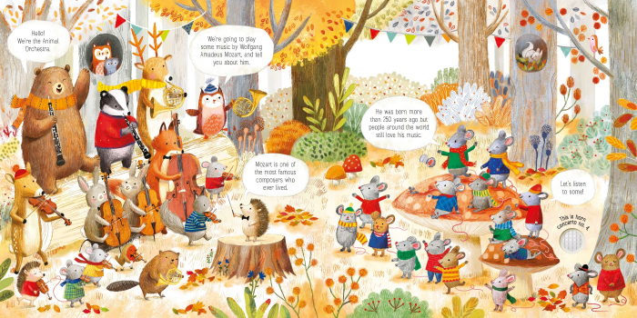 9781474982153 Usborne The Animal Orchestra Plays Mozart [4]