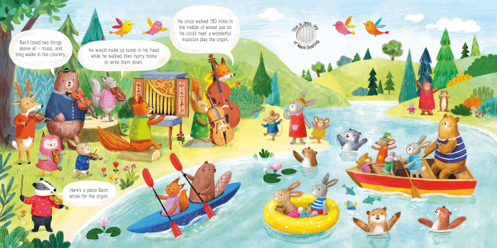 9781474997867 Usborne The Animal Orchestra Plays Bach [4]