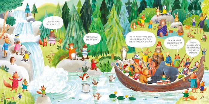 9781474990691 Usborne The Animal Orchestra Plays Beethoven [2]